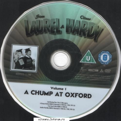 Laurel & Hardy Collection ( ) - DVD 1 LAUREL & HARDY VOL. 1: A Chump At Oxford - Old Movies